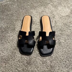 Madden Girl Black Sandals